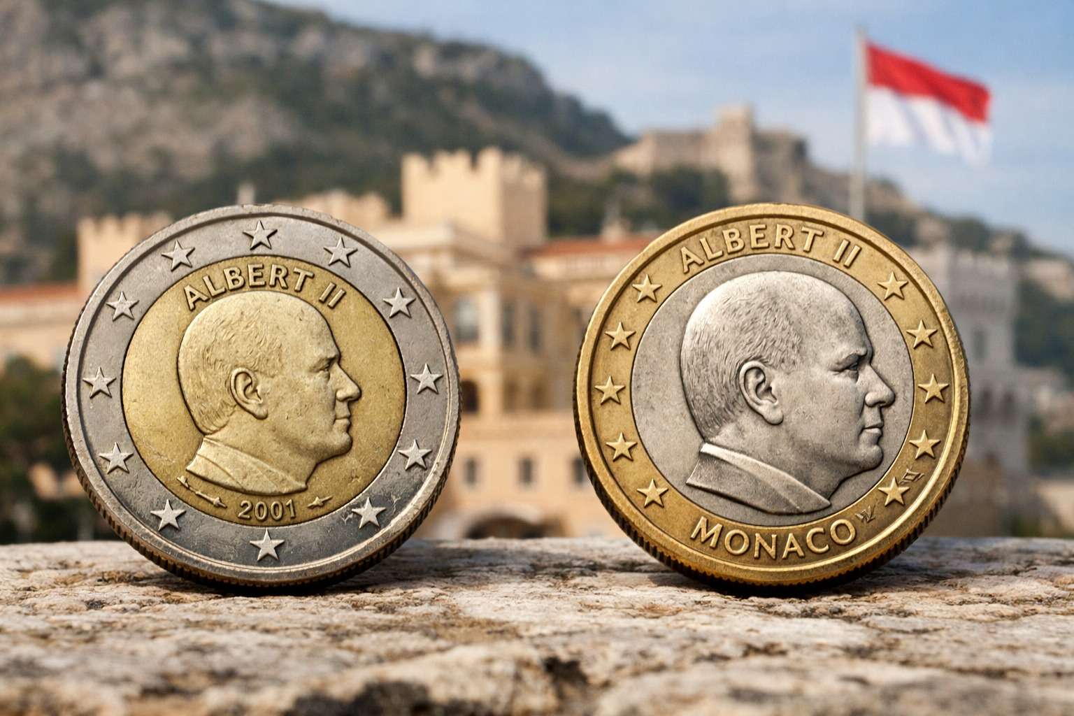 piece effigie albert II piece effigie albert II